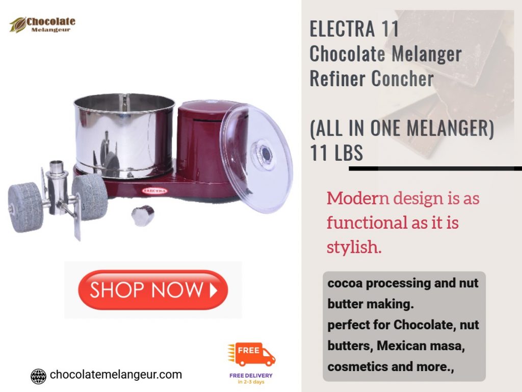 Electra11 Chocolate Melanger -Refiner Machine